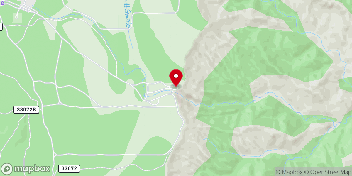 Map showing location of Ruby's Inn Bryce Canyon Overlook
