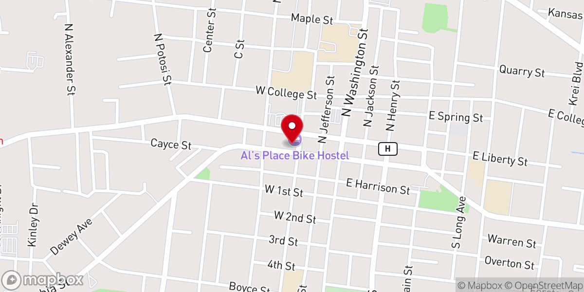 Map showing location of Farmington Christian Church