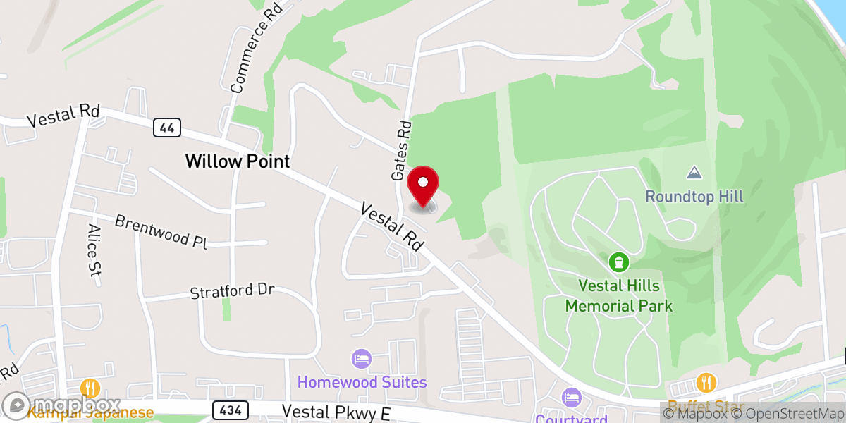Map showing location of Grace World Outreach Church