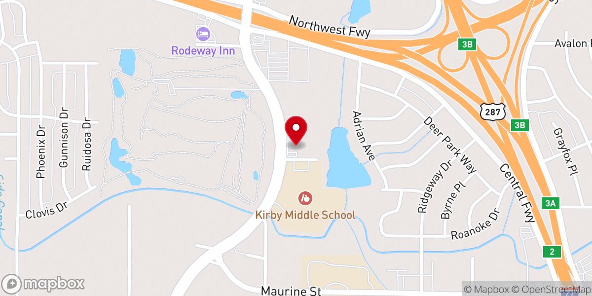 Map showing location of POEM Christian Center
