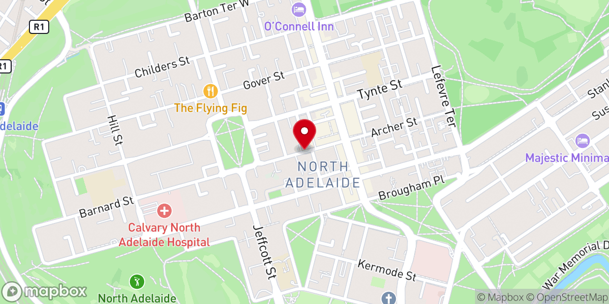 Map showing location of Bethel International Church Adelaide