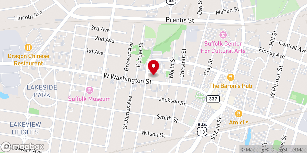 Map showing location of Joy Apostolic Ministries - Suffolk
