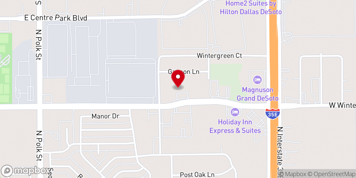 Map showing location of The Village United Methodist Church
