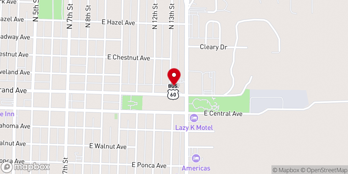 Map showing location of Grace Episcopal Church