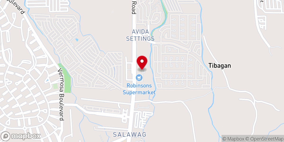 Map showing location of Victory Molino