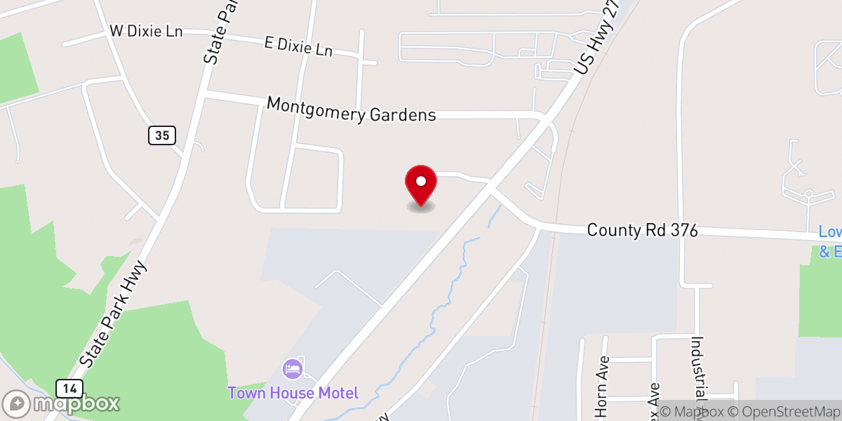 Map showing location of Family of Faith Christian Church