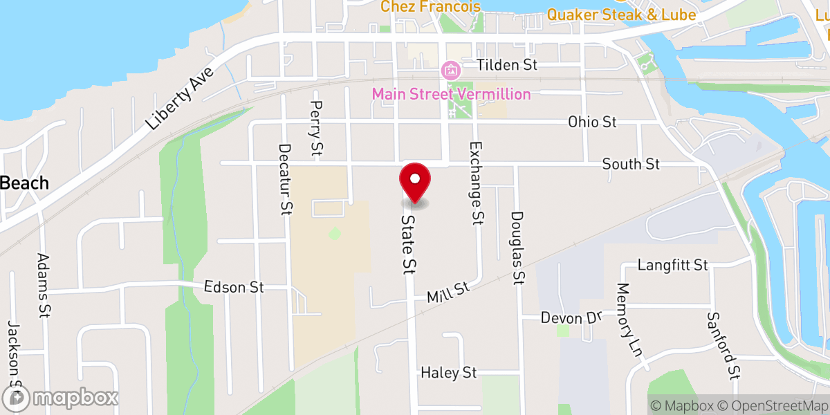 Map showing location of Foursquare Gospel Church