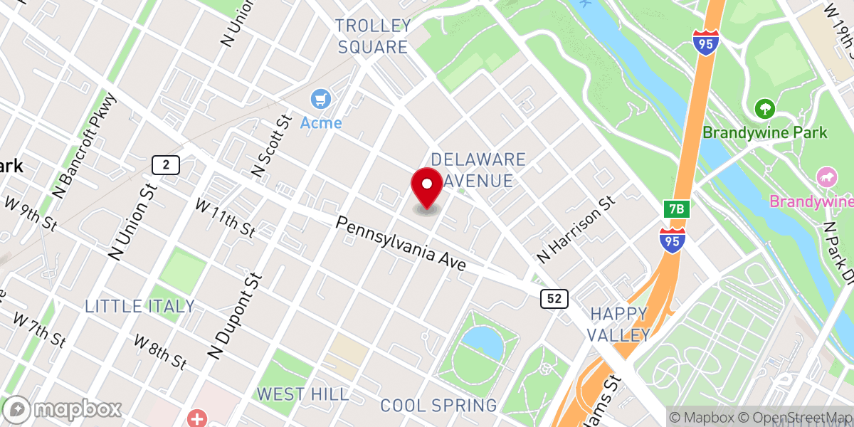 Map showing location of LCS Food Pantry at Saint Stephen's