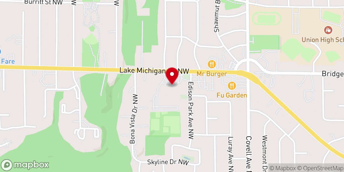 Map showing location of Catholic Church of the Holy Spirit