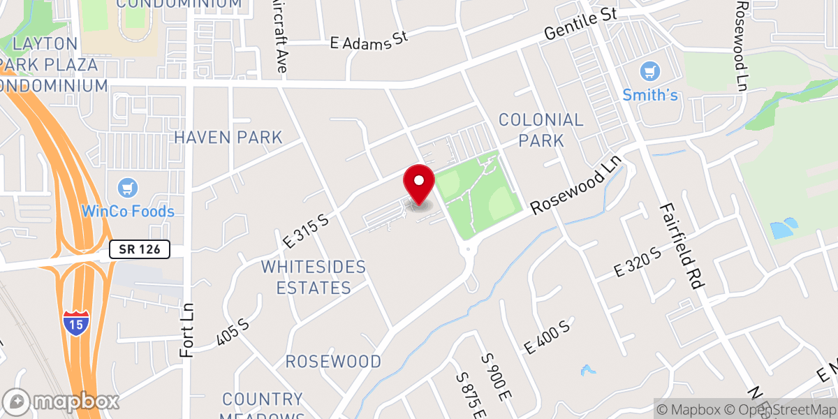 Map showing location of Knights of Columbus Council #6010