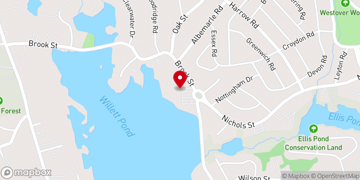 Map showing location of St Timothy Catholic Church
