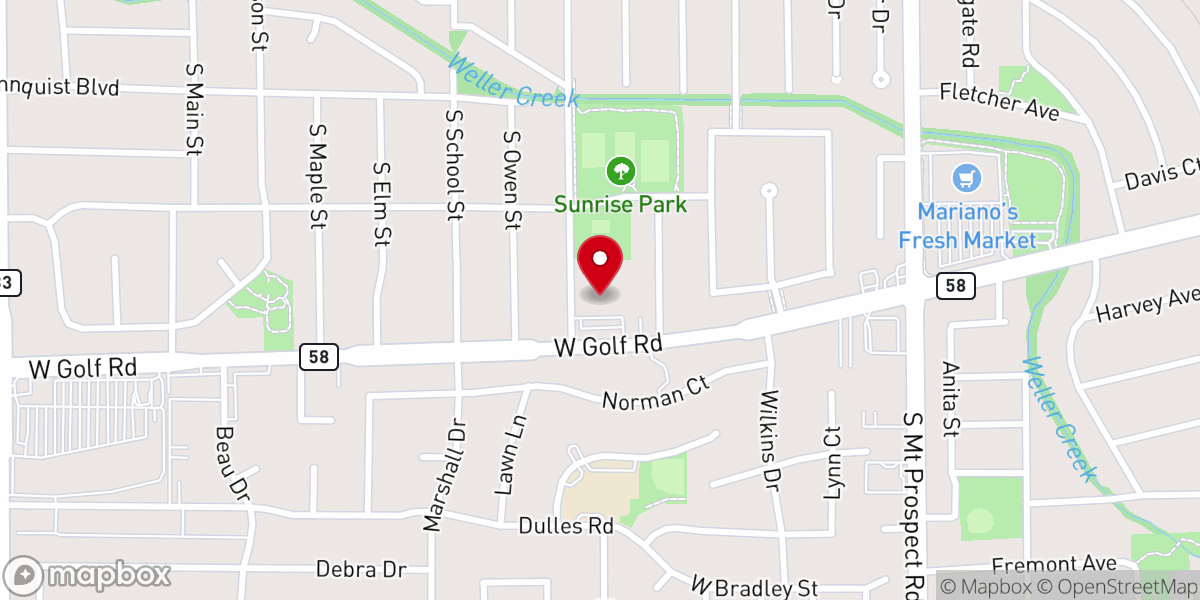 Map showing location of Open Door Ministry Presbyterian Church