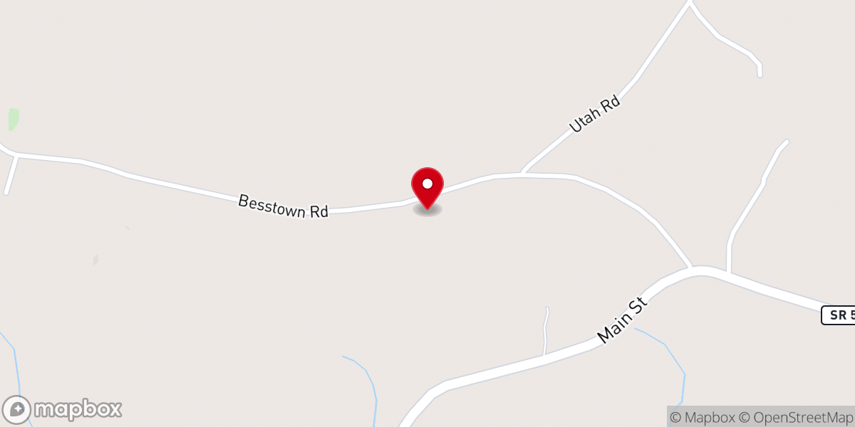 Map showing location of Community House of Prayer
