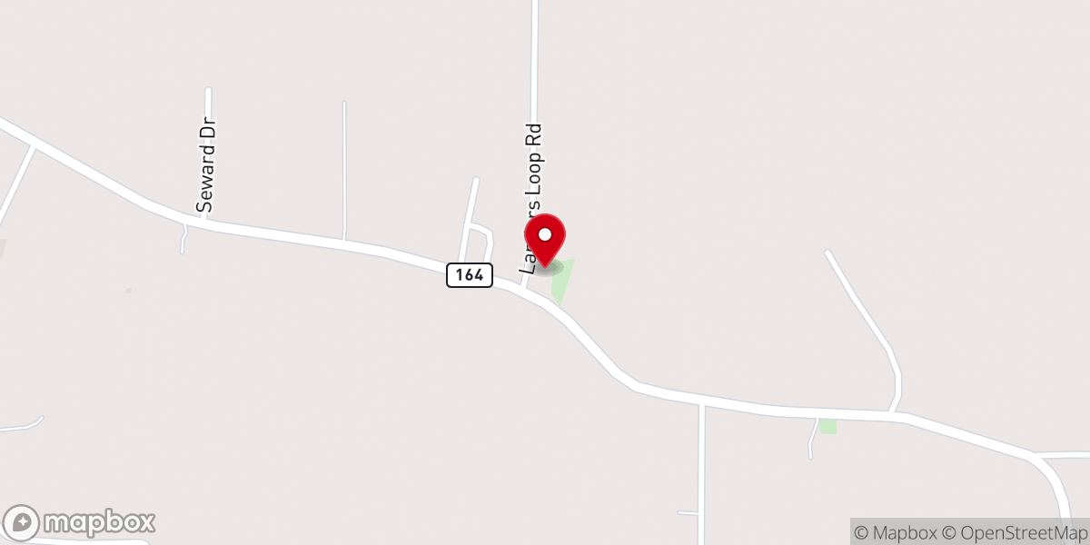 Map showing location of Hatley Missionary Baptist Church