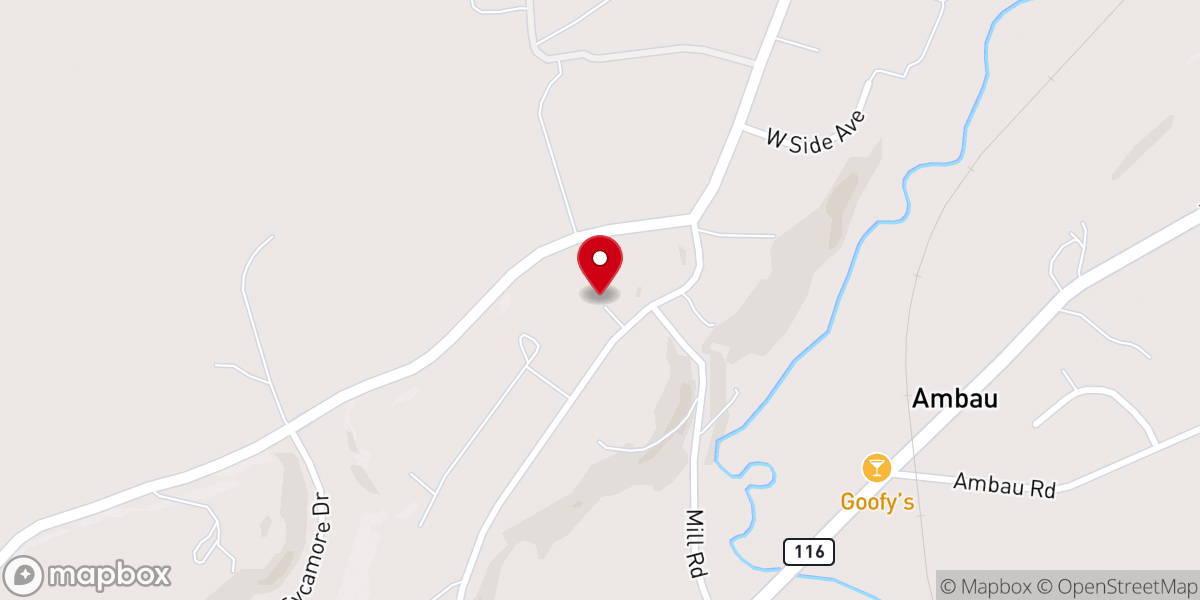 Map showing location of Christ's American Baptist Church