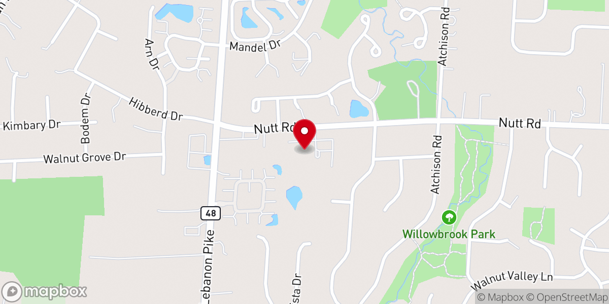 Map showing location of Morningstar Baptist Church