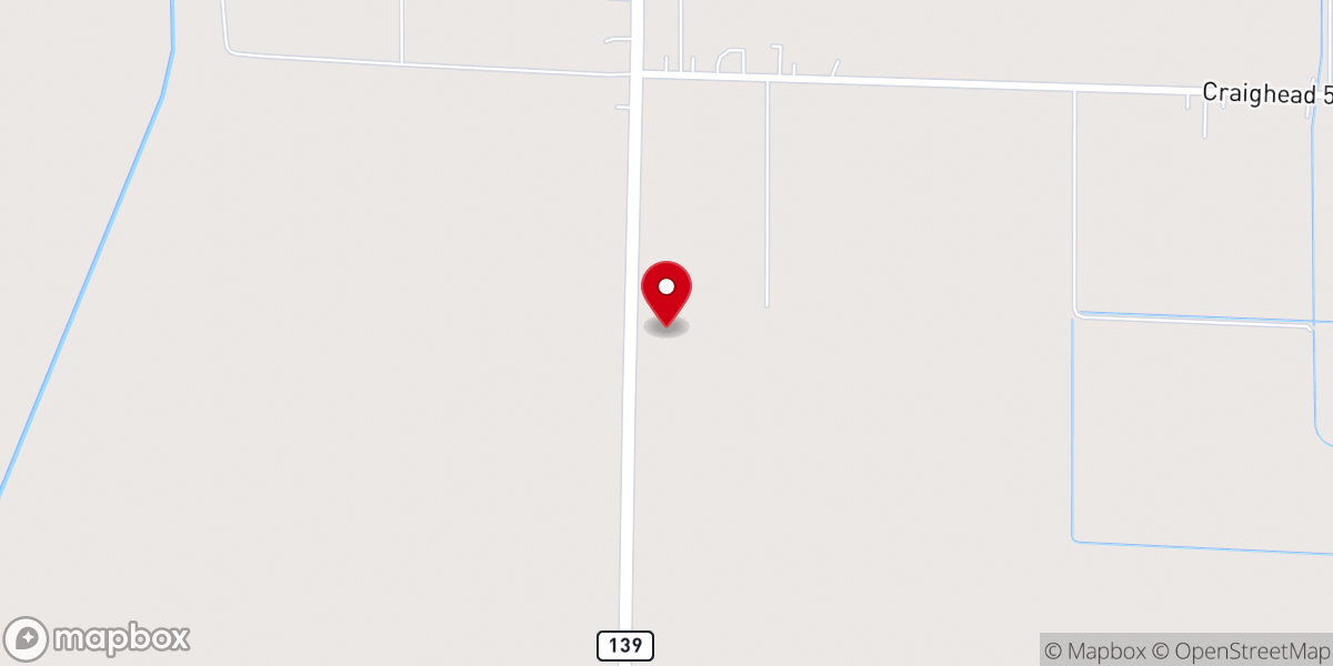 Map showing location of Mt Pleasant Baptist Church