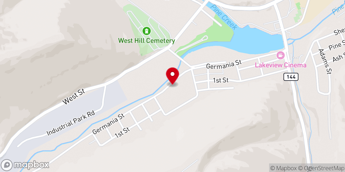 Map showing location of St Bibiana's Church