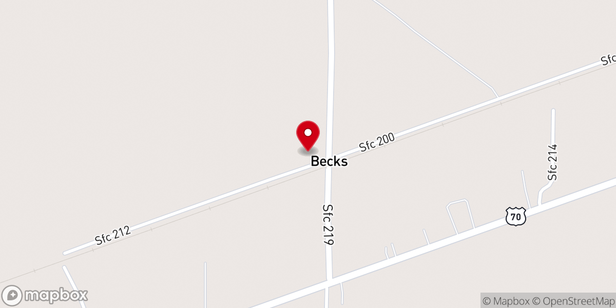 Map showing location of Freedonia Church