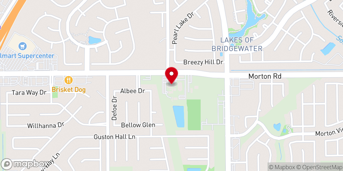 Map showing location of Holy Covenant United Methodist