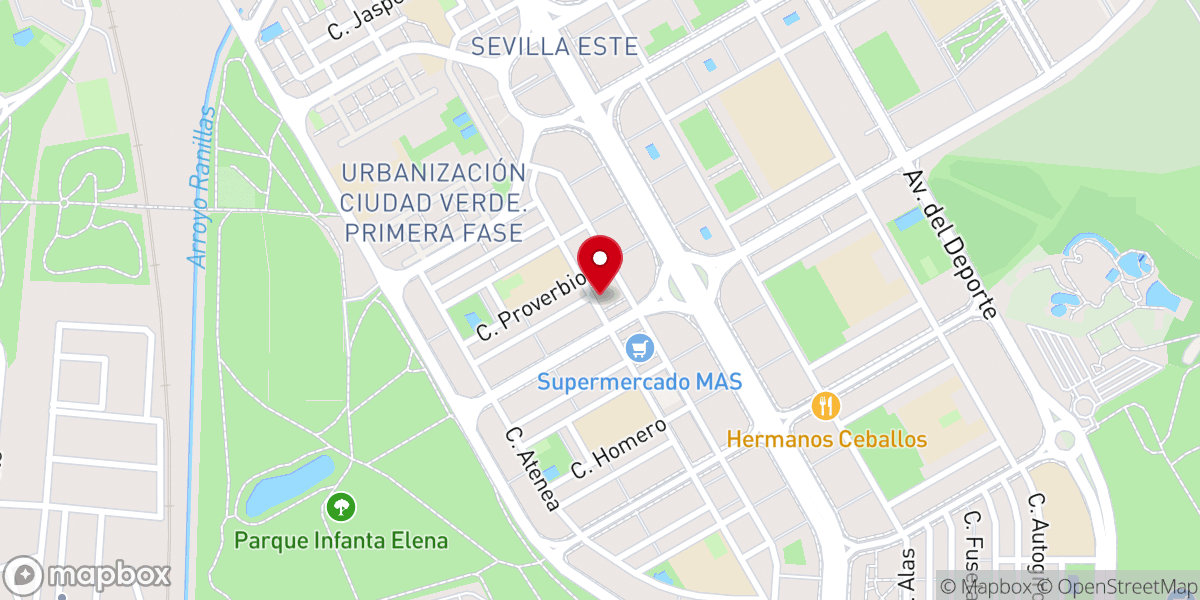 Map showing location of Parroquia Nuestra Señora de la Antigua y Beato Marcelo Spínola