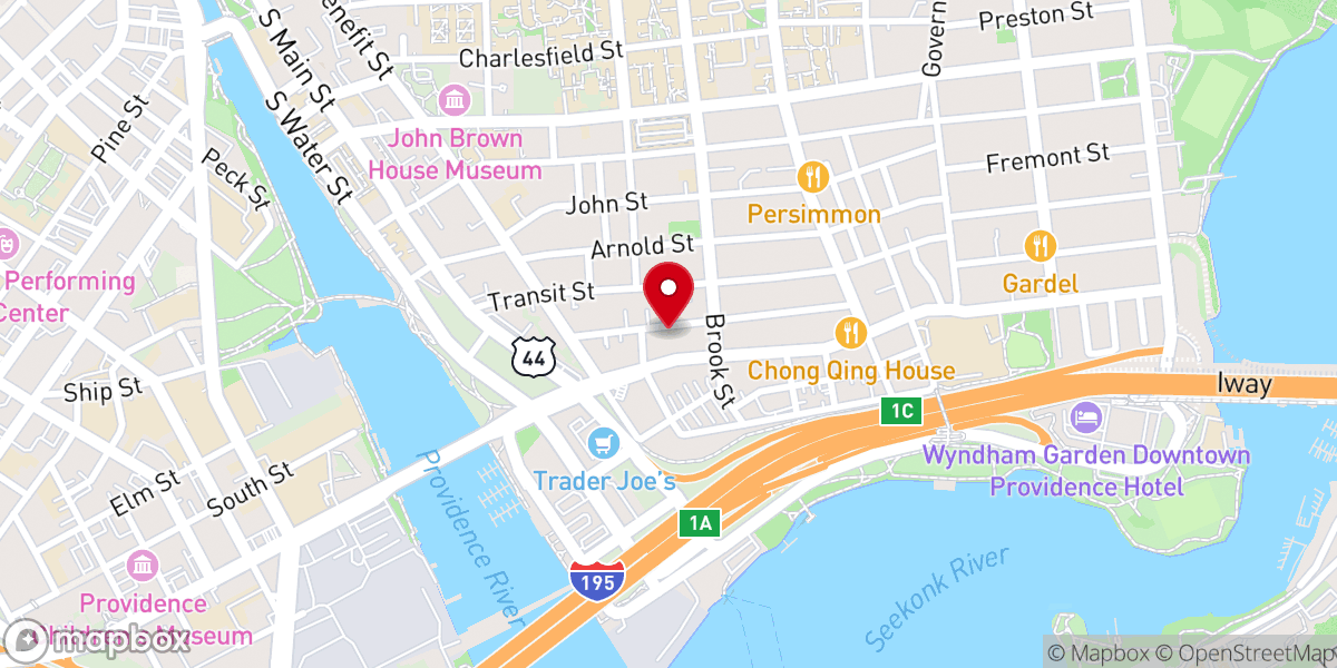 Map showing location of Sheldon Street Church