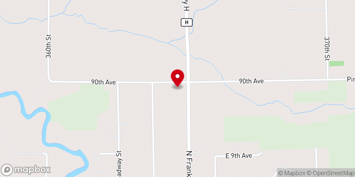 Map showing location of Remnant Church of God