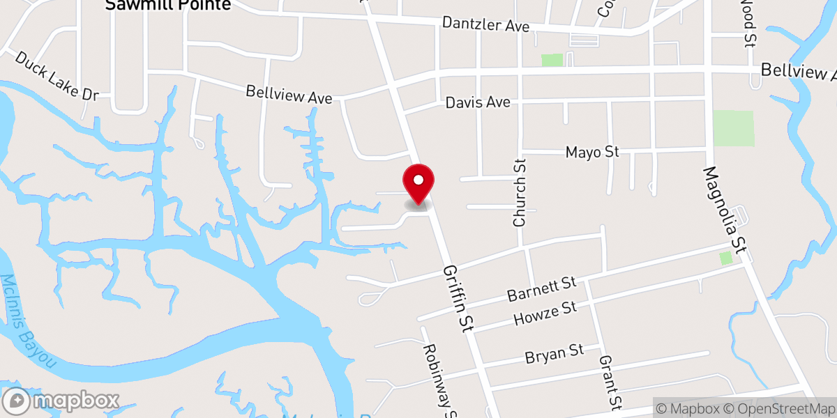 Map showing location of Apostolic Fellowship Assembly of Jesus Christ, Inc.