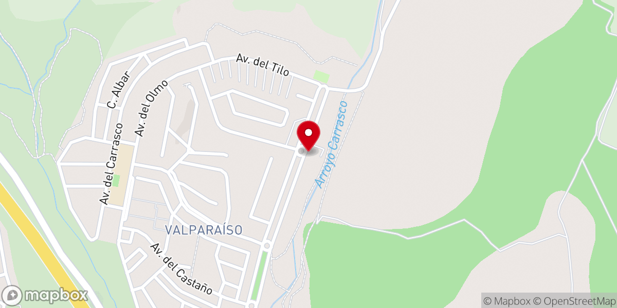 Map showing location of Parroquia Santa Beatriz de Silva