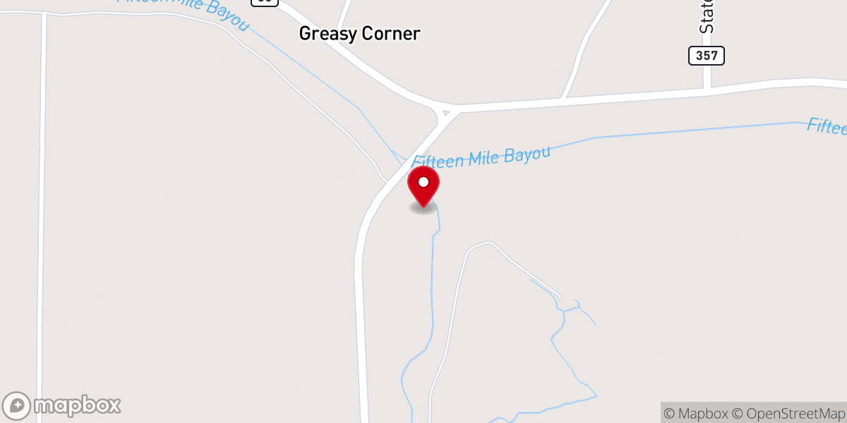 Map showing location of Sand Pit Church