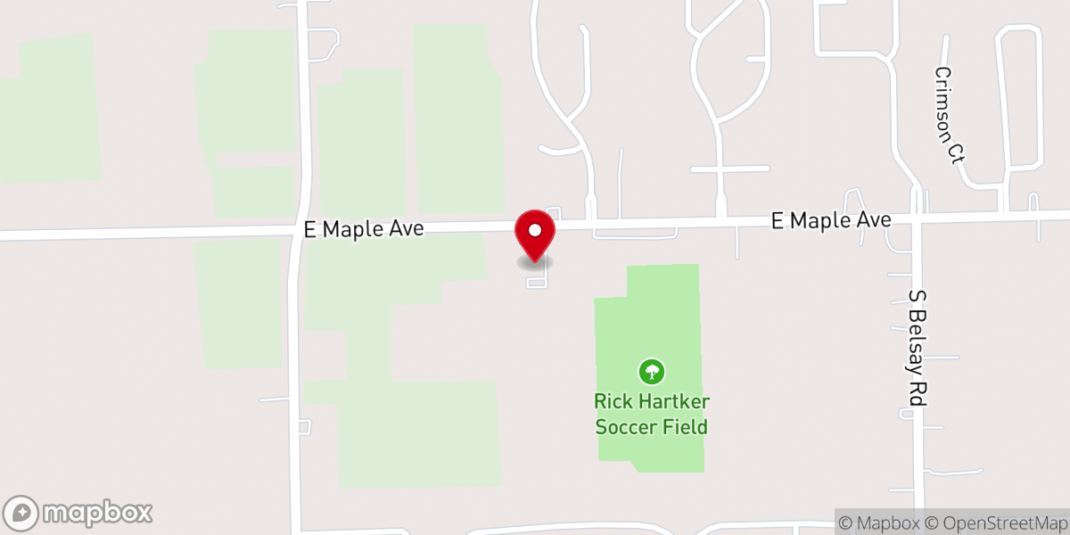 Map showing location of St. Paul Chaldean Catholic Church