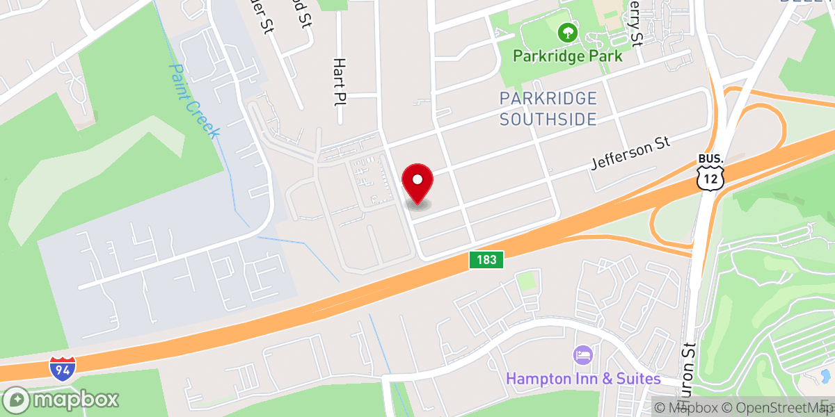 Map showing location of Shiloh Church of God
