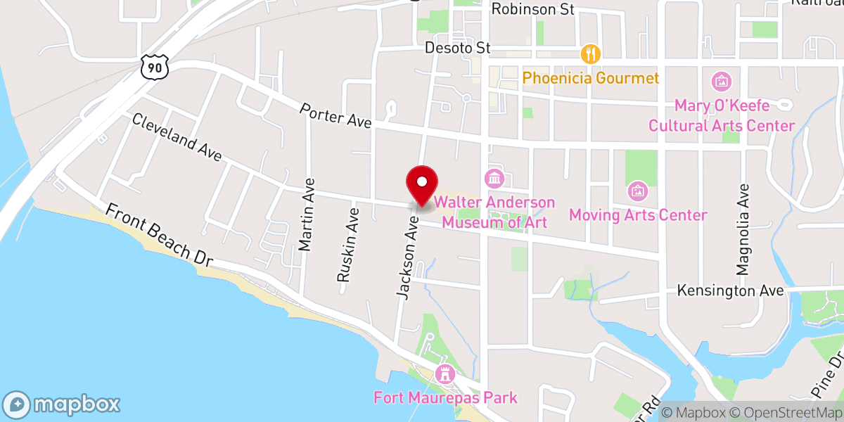 Map showing location of St Alphonsus Catholic Church
