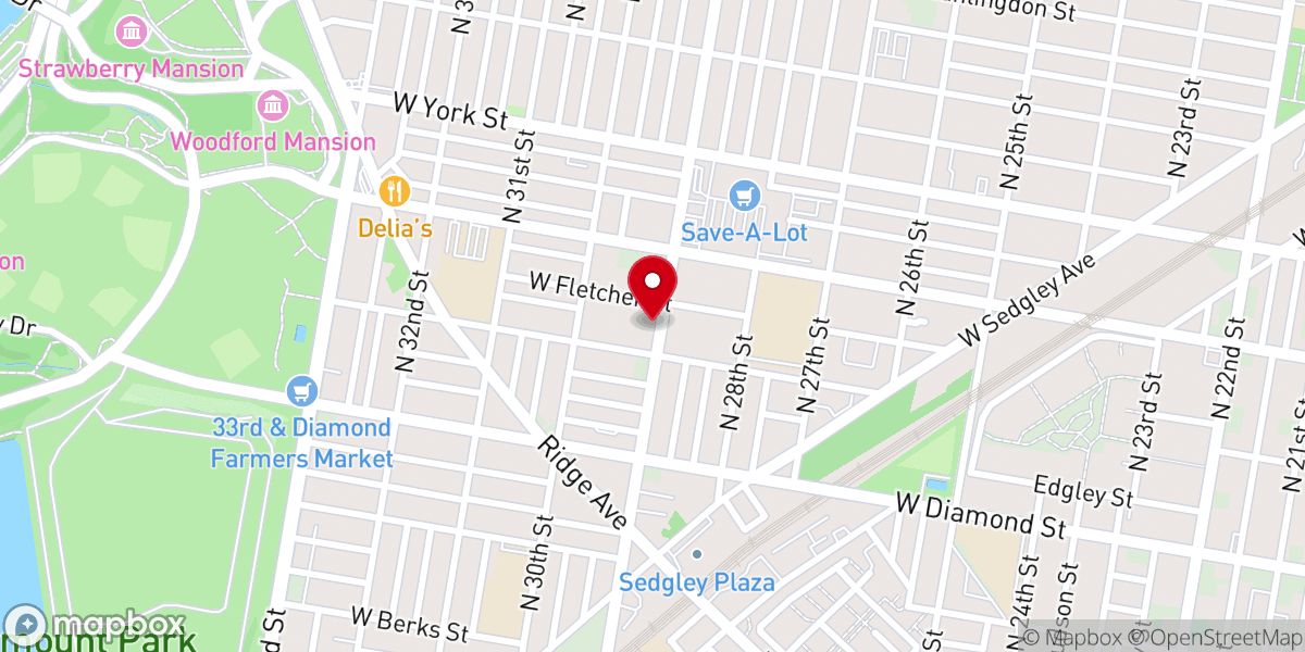 Map showing location of Victory Memorial Baptist Church