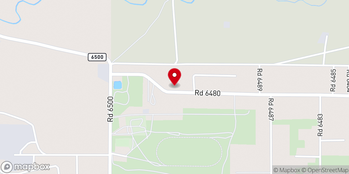Map showing location of Sunset Hills Baptist Church