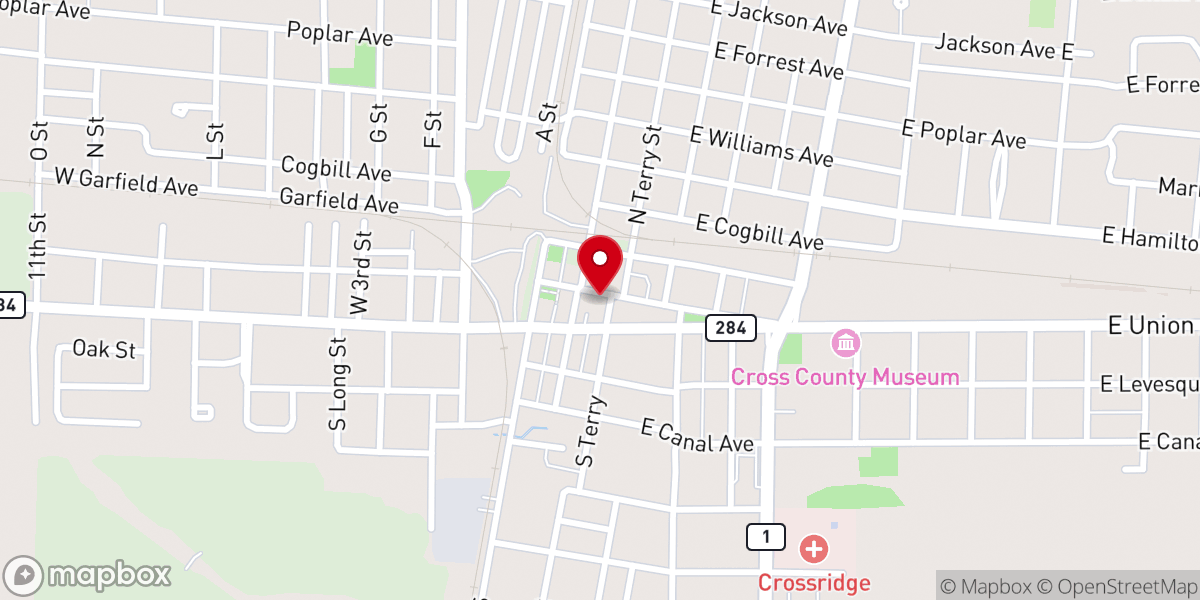Map showing location of TheBridgeWynne | Podcast