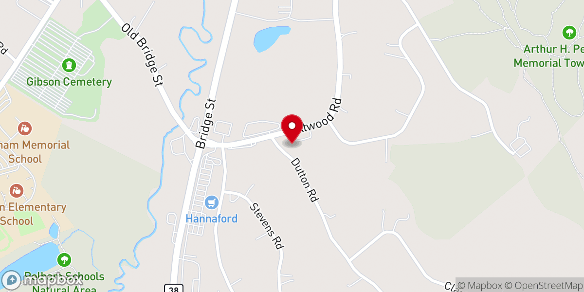 Map showing location of Crossroads Church