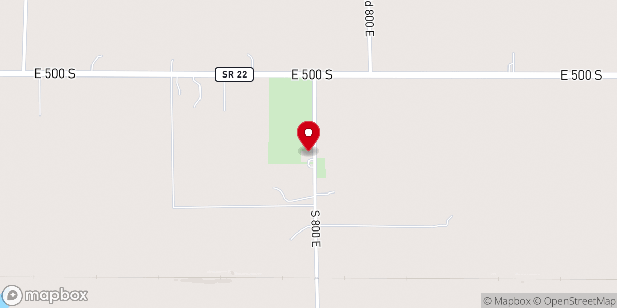 Map showing location of Jefferson Church