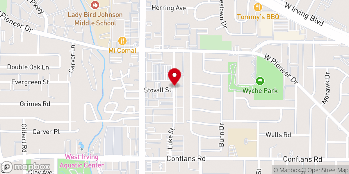 Map showing location of Yeabon Presbyterian Church