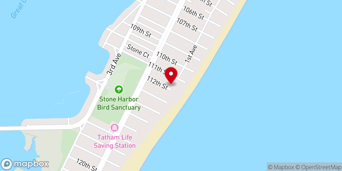 Map showing location of Villa Maria by the Sea Catholic Retreat Center