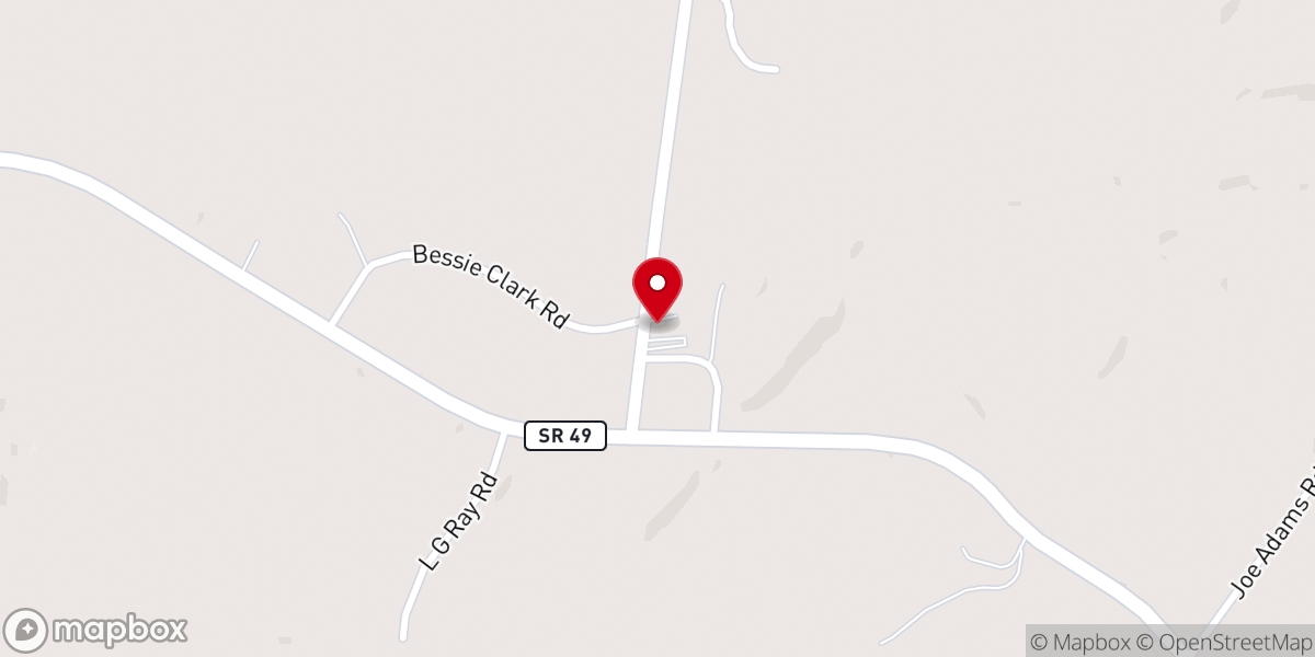 Map showing location of Griffin's Chapel Church of the Nazarene