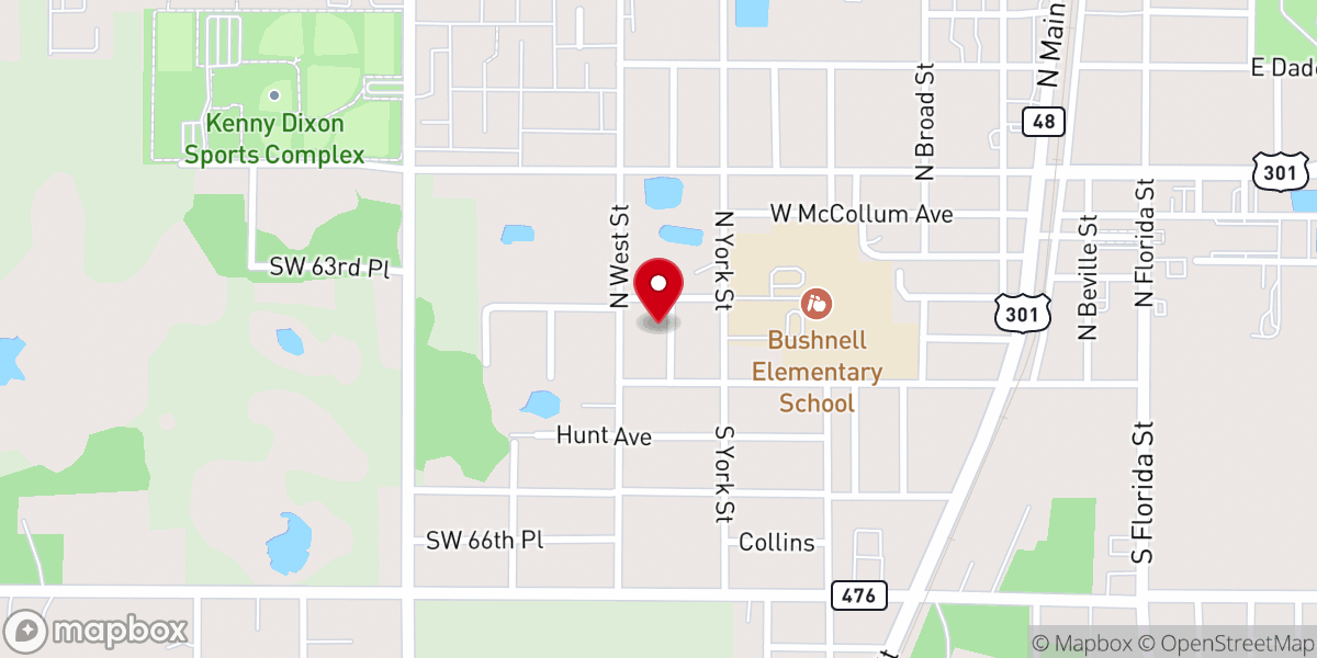 Map showing location of One Step At A Time Holy Ghost Filled Ministries, INC.