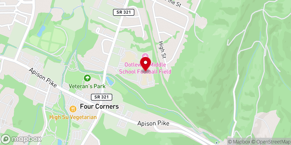 Map showing location of Kairos Church