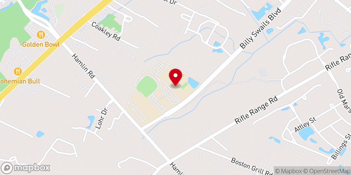 Map showing location of Christ Church Anglican