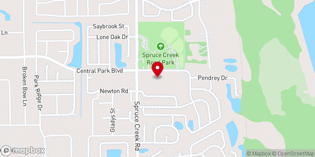 Map showing location of Christ The King Community Church Port Orange