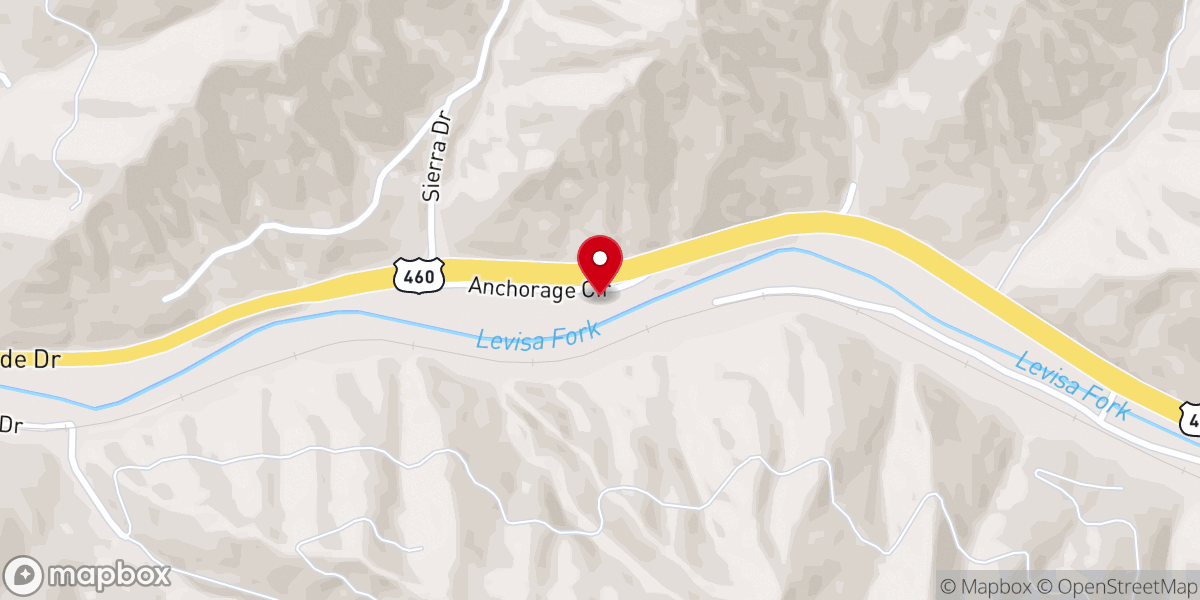 Map showing location of Grace Baptist Church