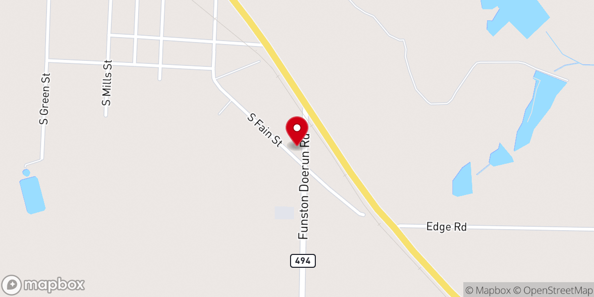 Map showing location of First African Baptist Church