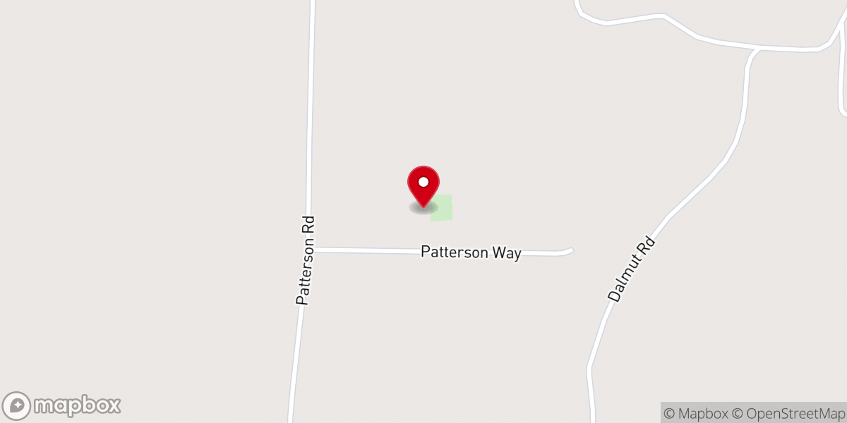 Map showing location of James Fork Church