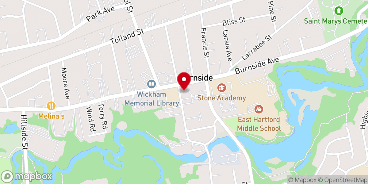 Map showing location of New Covenant United Methodist