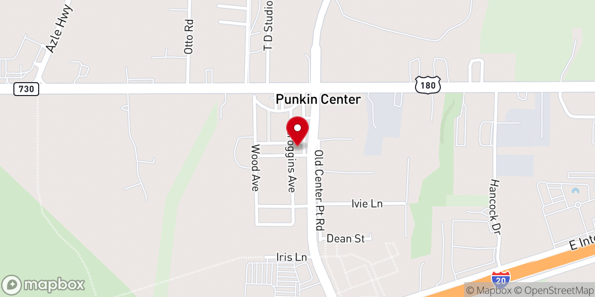 Map showing location of Church Of God State Office
